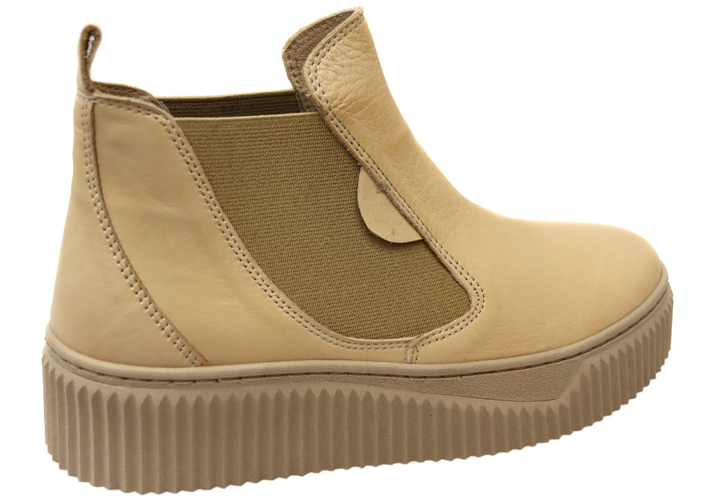 Maeva Womens European Comfortable Leather Ankle Boots
