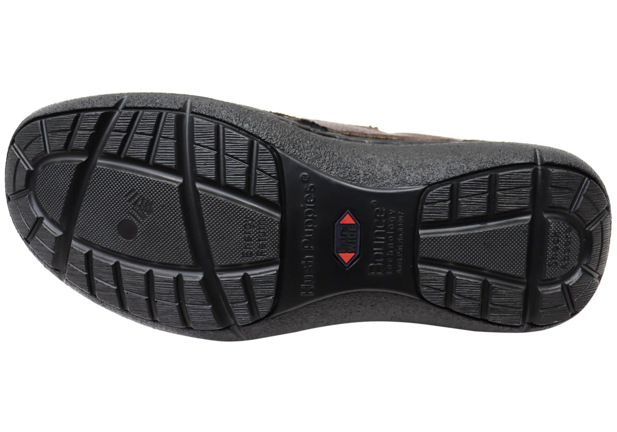 Bloke Mens Comfortable Leather Triple Wide Fit Shoes
