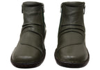 Talun Womens European Comfortable Leather Ankle Boots
