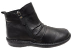 Poet Womens European Comfortable Leather Ankle Boots