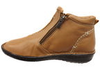 Luna Womens European Comfort Leather Ankle Boots