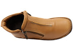 Luna Womens European Comfort Leather Ankle Boots