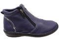 Luna Womens European Comfort Leather Ankle Boots