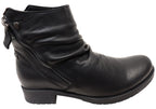Castle Womens European Comfortable Leather Ankle Boots
