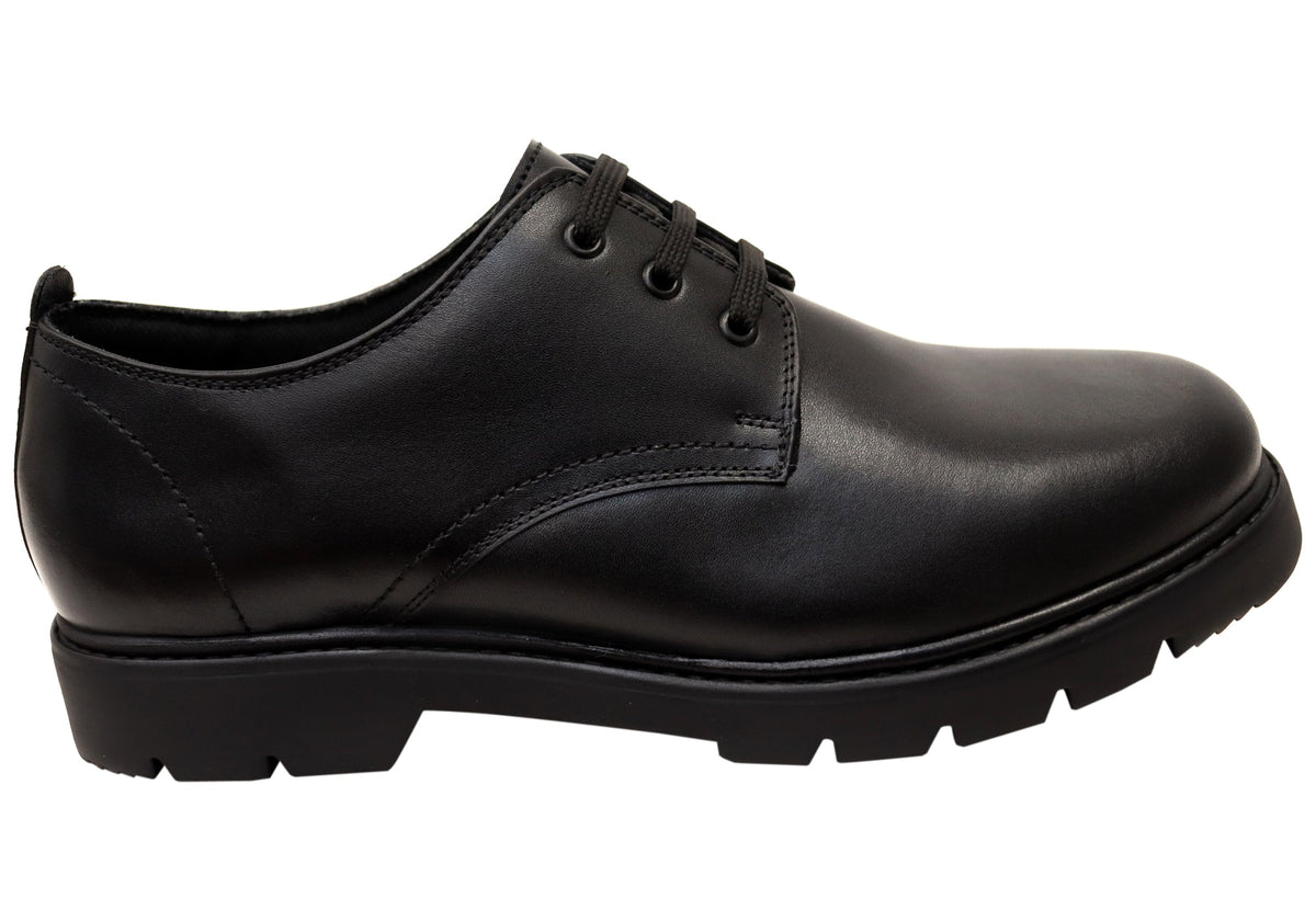 Mens Pathfinder EE Extra Wide Leather Lace Up Shoes
