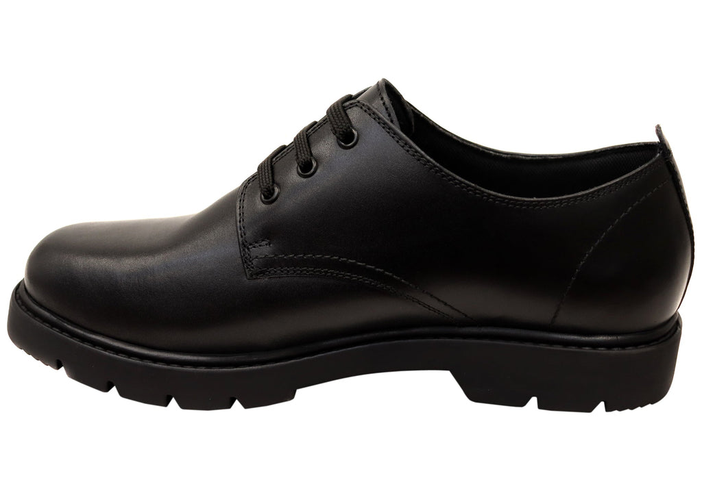 Mens Pathfinder EE Extra Wide Leather Lace Up Shoes