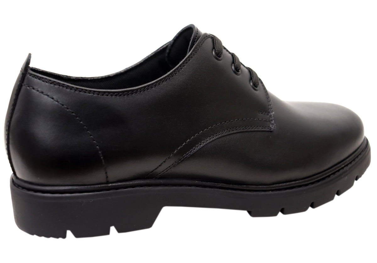 Mens Pathfinder EE Extra Wide Leather Lace Up Shoes