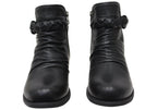 Devo Womens European Comfortable Leather Ankle Boots