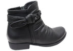 Devo Womens European Comfortable Leather Ankle Boots
