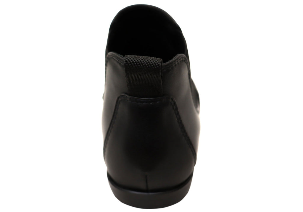 Zeda Womens Leather Comfortable Ankle Boots
