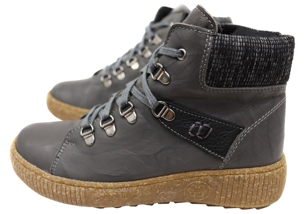 7000-305 Womens European Comfort Leather Ankle Boots