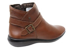 Pindera Womens Comfortable Leather Ankle Boots Made In Brazil