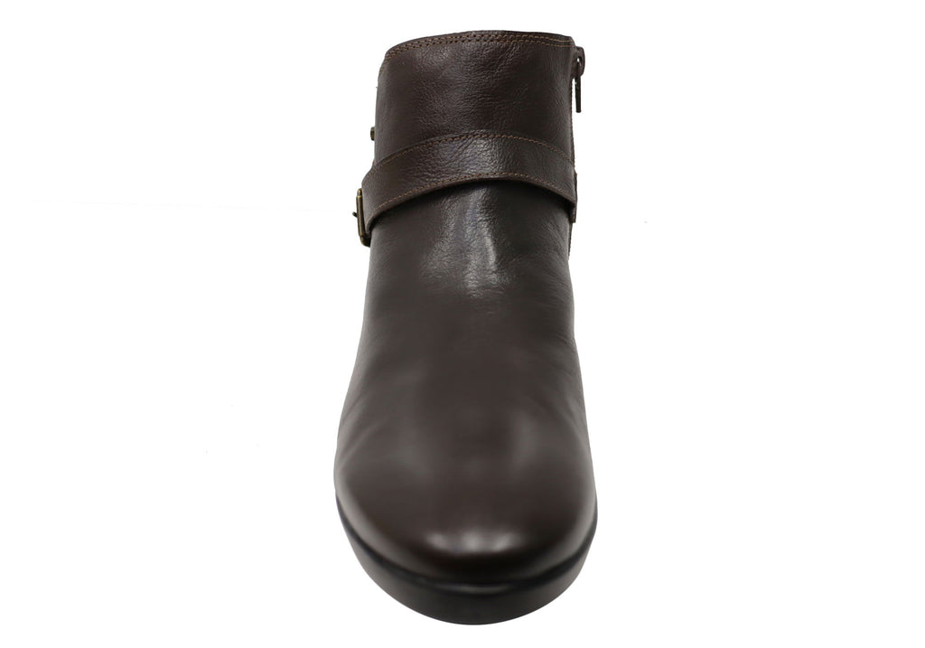 Pindera Womens Comfortable Leather Ankle Boots Made In Brazil