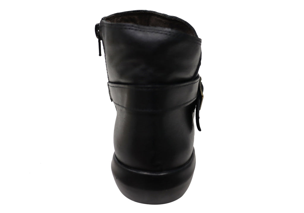 Pindera Womens Comfortable Leather Ankle Boots Made In Brazil