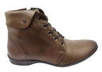 Marie Womens Comfortable Leather Ankle Boots Made In Brazil