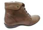 Marie Womens Comfortable Leather Ankle Boots Made In Brazil
