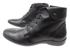 Marie Womens Comfortable Leather Ankle Boots Made In Brazil