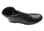 Marie Womens Comfortable Leather Ankle Boots Made In Brazil