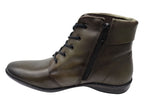 Marie Womens Comfortable Leather Ankle Boots Made In Brazil