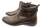 Lane Womens Comfortable Leather Ankle Boots Made In Brazil