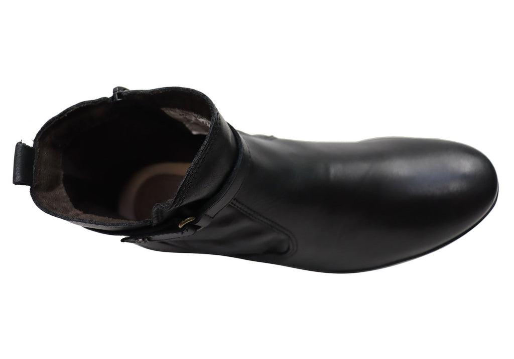 Lane Womens Comfortable Leather Ankle Boots Made In Brazil