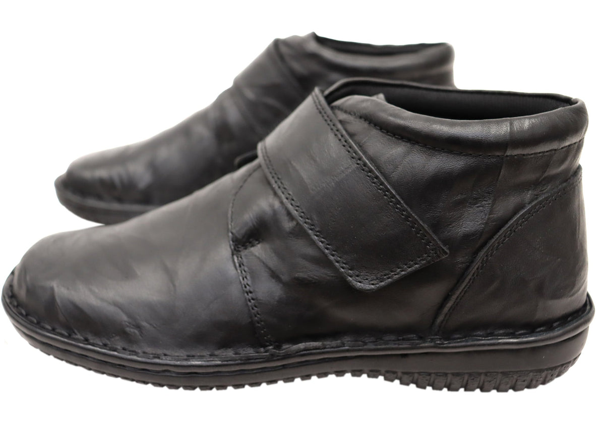 5240-27 Womens Wide Fit Comfortable Leather Boots