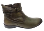 Lane Womens Comfortable Leather Ankle Boots Made In Brazil