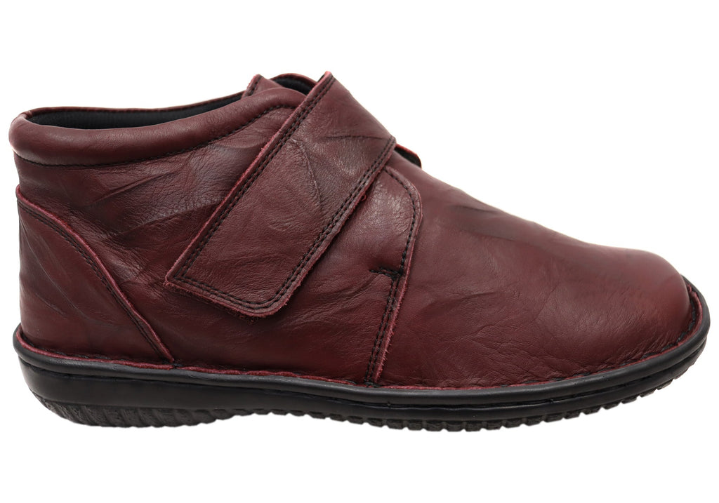5240-27 Womens Wide Fit Comfortable Leather Boots