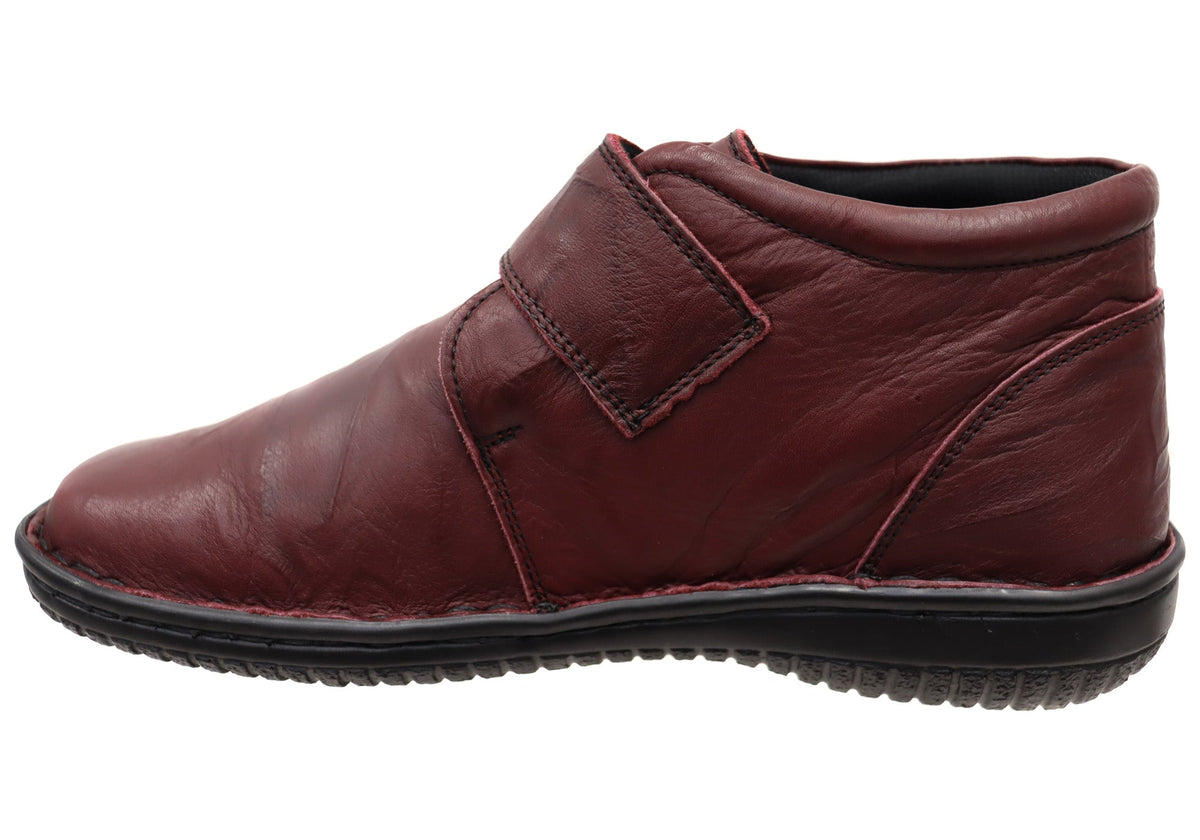 5240-27 Womens Wide Fit Comfortable Leather Boots