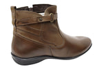 Lane Womens Comfortable Leather Ankle Boots Made In Brazil