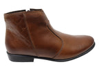 Morgan Womens Comfortable Leather Ankle Boots Made In Brazil