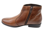 Morgan Womens Comfortable Leather Ankle Boots Made In Brazil