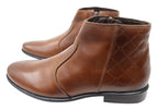 Morgan Womens Comfortable Leather Ankle Boots Made In Brazil