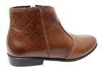 Morgan Womens Comfortable Leather Ankle Boots Made In Brazil