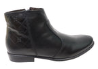 Morgan Womens Comfortable Leather Ankle Boots Made In Brazil