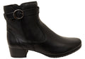 Delinat Womens Extra Wide Fit Comfortable Leather Ankle Boots