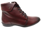 Marie Womens Comfortable Leather Ankle Boots Made In Brazil