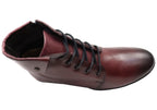 Marie Womens Comfortable Leather Ankle Boots Made In Brazil