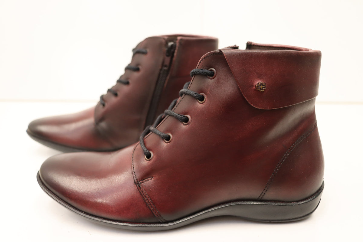 Marie Womens Comfortable Leather Ankle Boots Made In Brazil