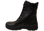 Darraya Womens Wide Fit Comfortable Leather Ankle Boots