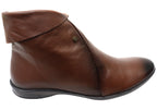 Lotty Womens Comfortable Leather Ankle Boots Made In Brazil