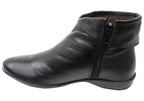 Lotty Womens Comfortable Leather Ankle Boots Made In Brazil