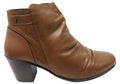 Brooke Womens Comfortable Leather Ankle Boots Made In Brazil