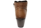 Brooke Womens Comfortable Leather Ankle Boots Made In Brazil