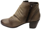 Brooke Womens Comfortable Leather Ankle Boots Made In Brazil