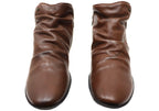 Linda Womens Comfortable Leather Ankle Boots Made In Brazil