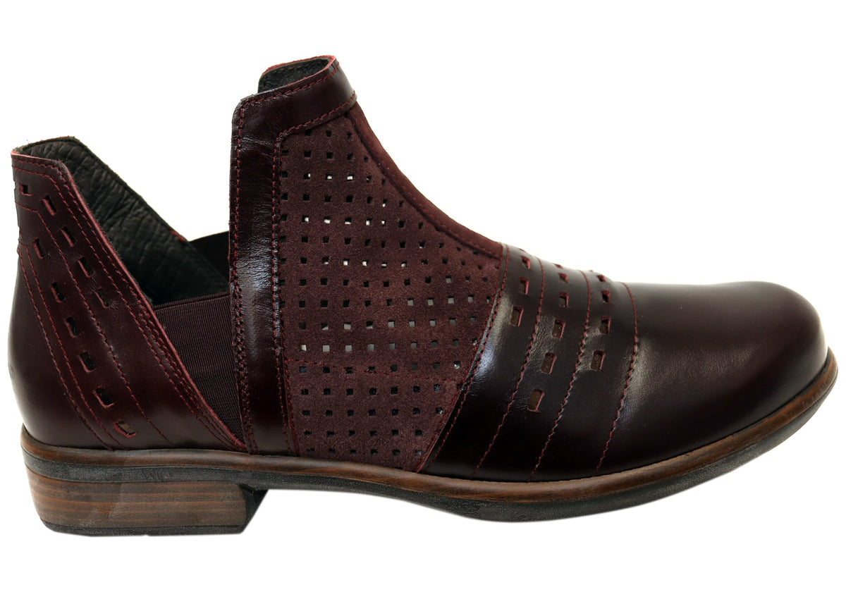 Rivotra Womens Leather Comfortable Ankle Boots