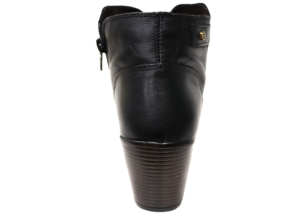 Brooke Womens Comfortable Leather Ankle Boots Made In Brazil