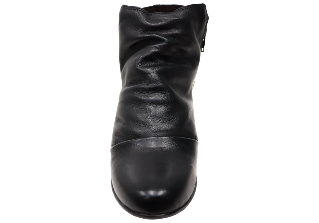Brooke Womens Comfortable Leather Ankle Boots Made In Brazil