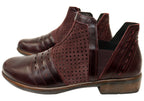 Rivotra Womens Leather Comfortable Ankle Boots